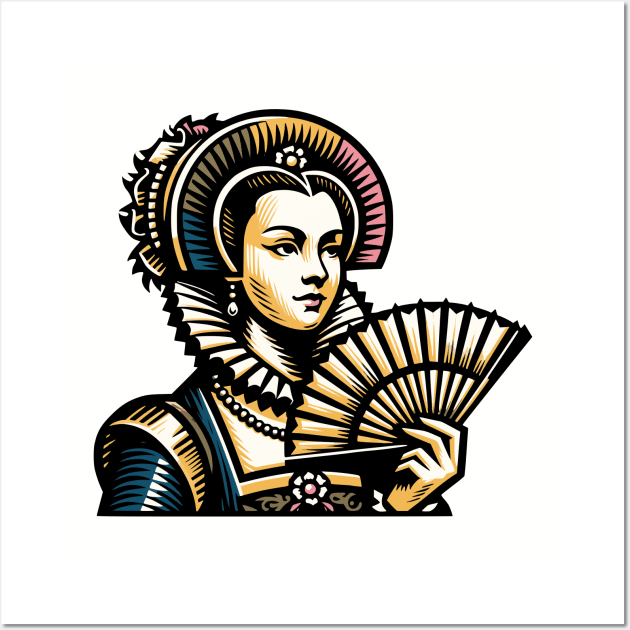 Elizabethan Woman Wall Art by JSnipe